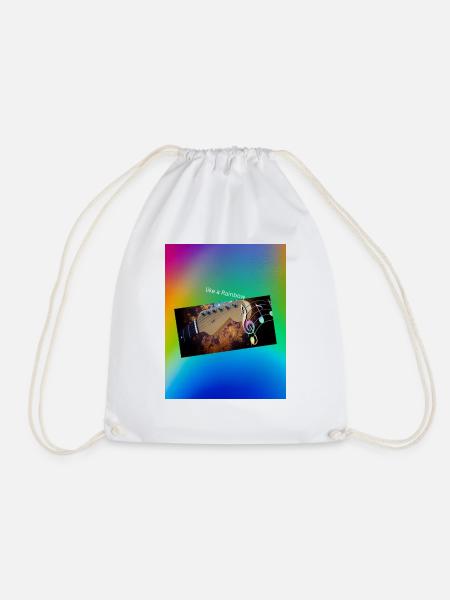 Sommer mit Regenbogenfarben 5 - Turnbeutel - Weiß
