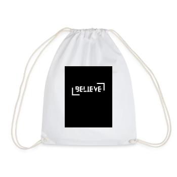 Believe Tasse - Turnbeutel - Weiß - Vorne