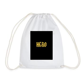 Hero Shirt - Turnbeutel - Weiß - Vorne