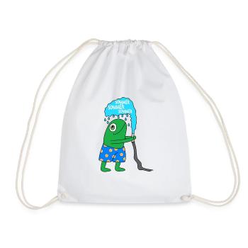 Der Sommerfrosch - Turnbeutel - Weiß - Vorne