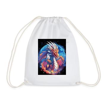 Luna le Dragon Céleste de la Lune - Sac de sport léger - blanc - Devant