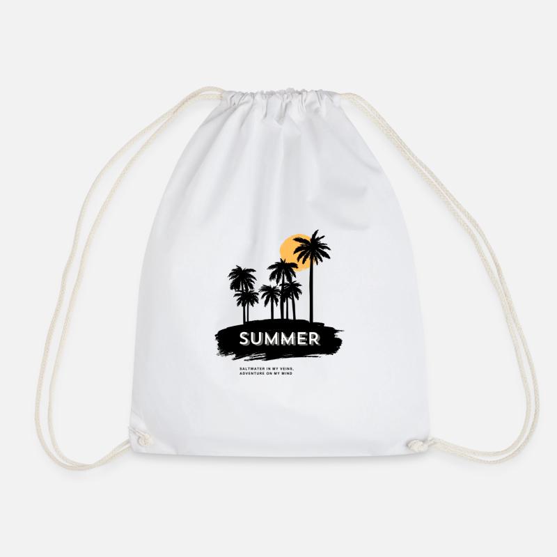 Summervibes - Turnbeutel - Weiß