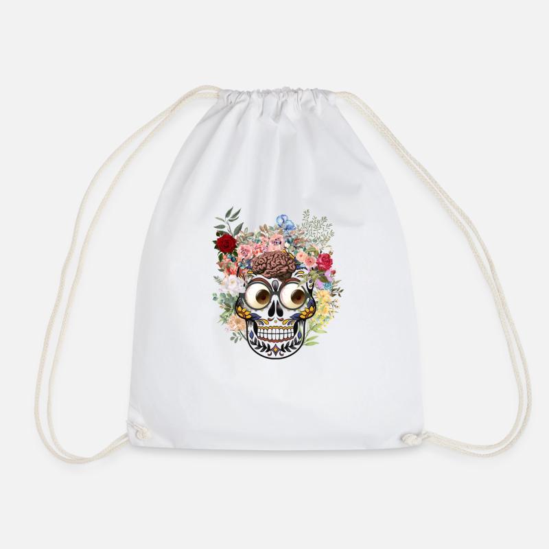 Blooming Brain - Sac de sport léger - blanc