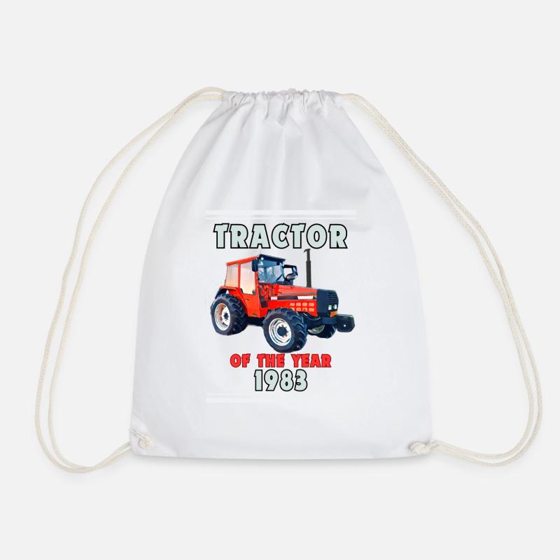 Tracteur de l’année 1983 - Sac de sport léger - blanc