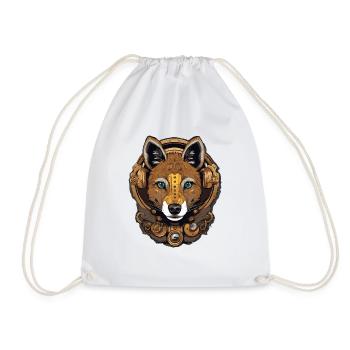 Hyène - Sac de sport léger - blanc - Devant