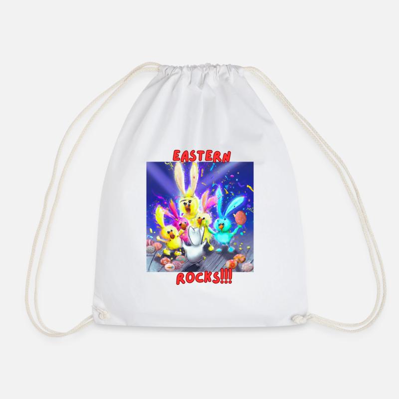 Rochers de Pâques - Sac de sport léger - blanc