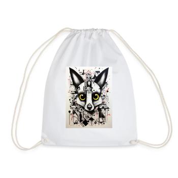 Inspirations graffiti : Kangourou - Sac de sport léger - blanc - Devant