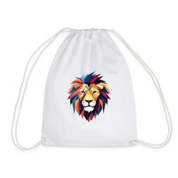 Géométrie Lion II - Sac de sport léger - blanc - Devant