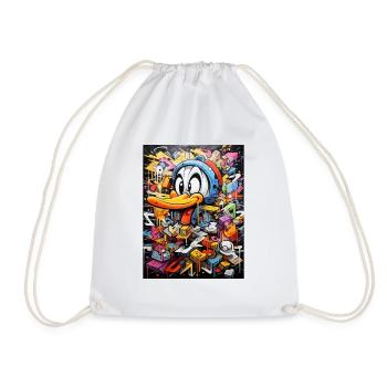 Graffiti de canard - Sac de sport léger - blanc - Devant