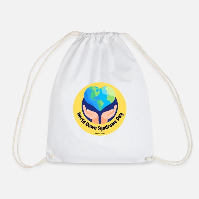 WDSDay - Drawstring Bag - white