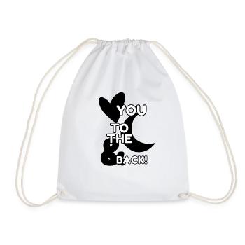 Amour, Saint-Valentin, Relation, Romantique - Sac de sport léger - blanc - Devant