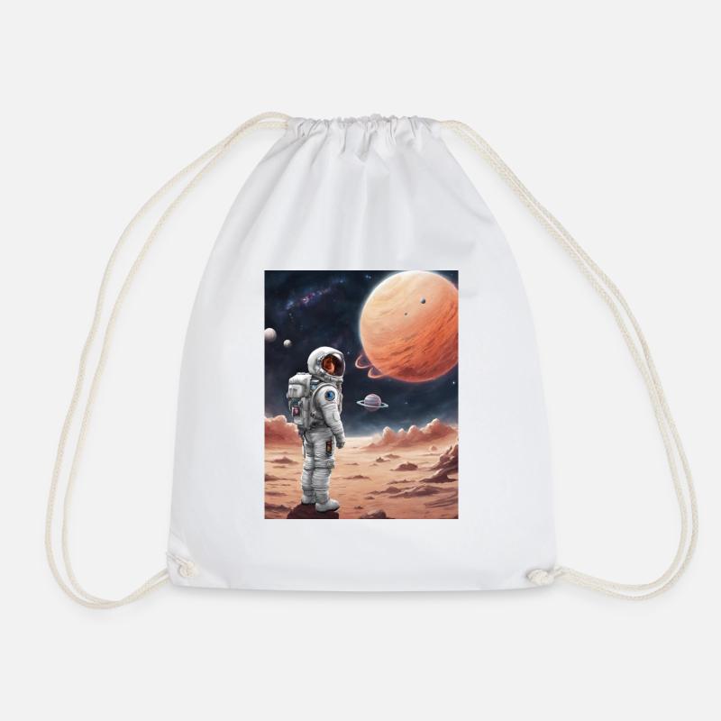 Weltraum Astronaut - Turnbeutel - Weiß