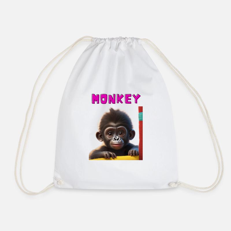 Singe - Sac de sport léger - blanc