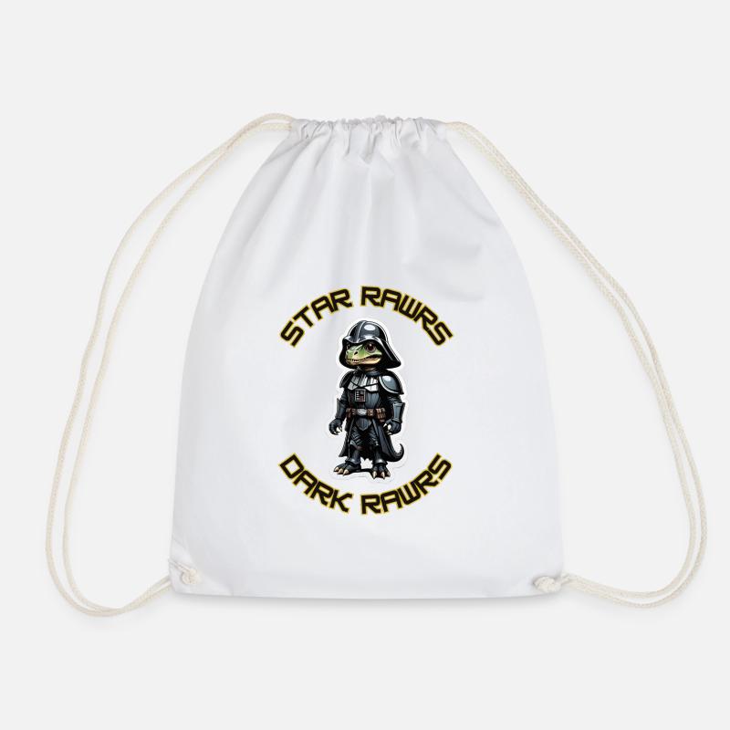 StarRawrs - Drawstring Bag - white