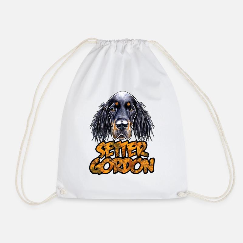Setter Gordon CO - Drawstring Bag - white