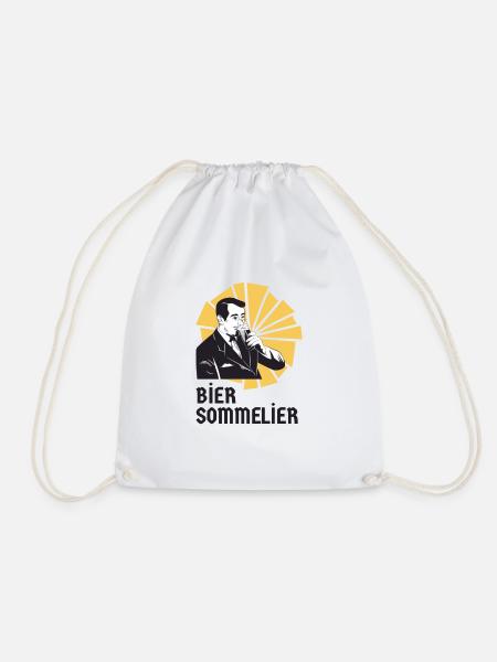 Der Bier Sommelier - Turnbeutel - Weiß