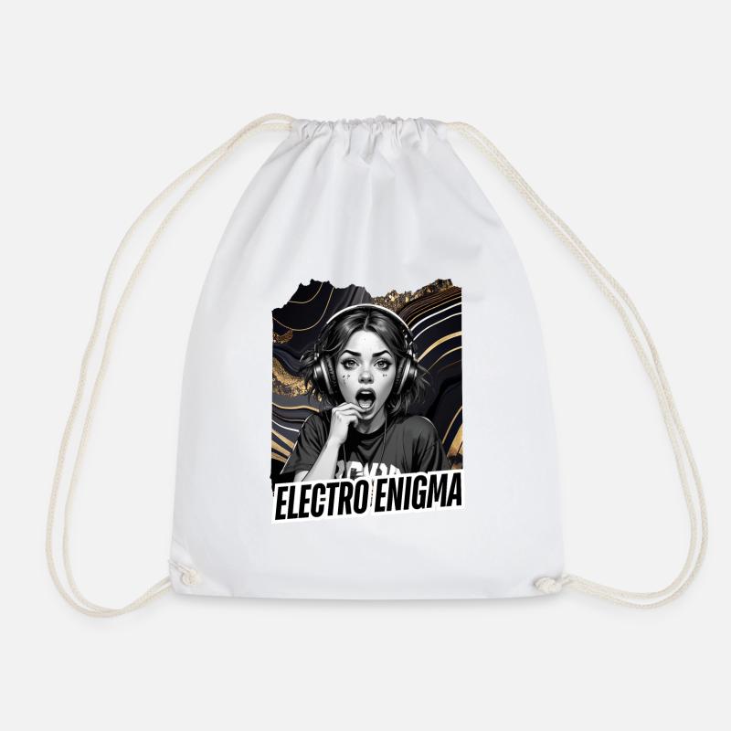 Énigme électro - Sac de sport léger - blanc