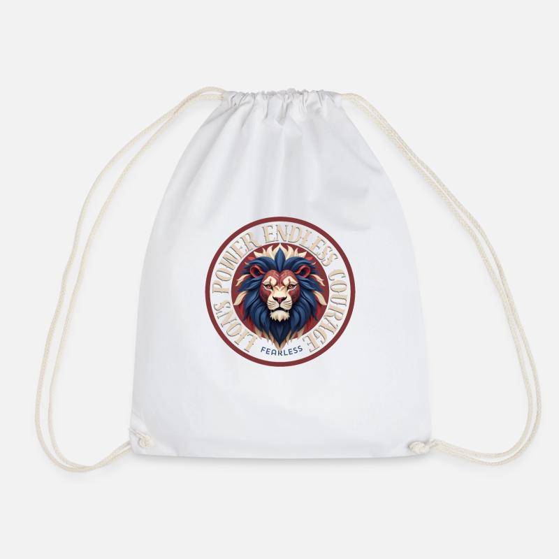 Endless Courage - Drawstring Bag - white