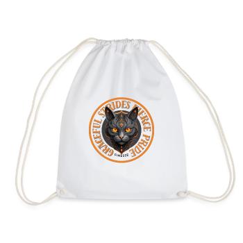 Foulées gracieuses - Sac de sport léger - blanc - Devant