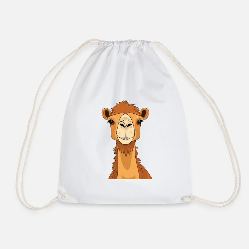 Chameau mignon - Sac de sport léger - blanc