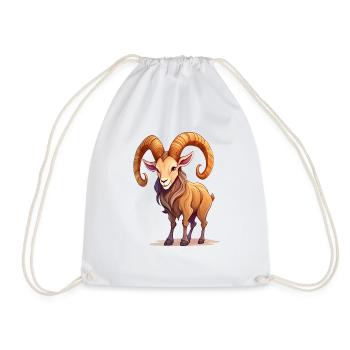 Capricorne - Sac de sport léger - blanc - Devant