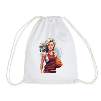 Basketteur - Sac de sport léger - blanc - Devant
