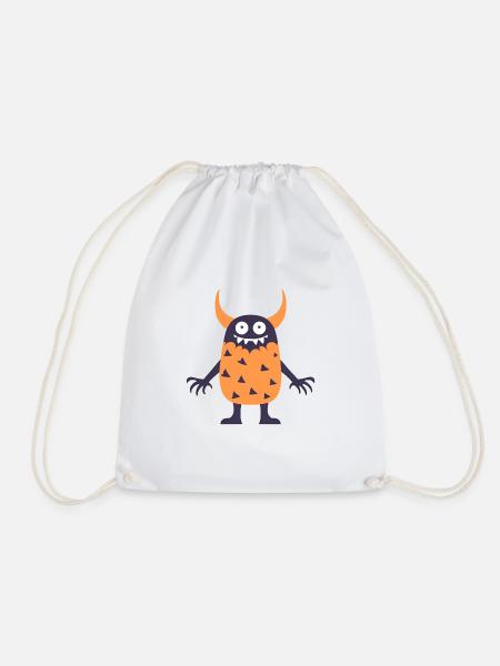 Halloween Monster - Turnbeutel - Weiß