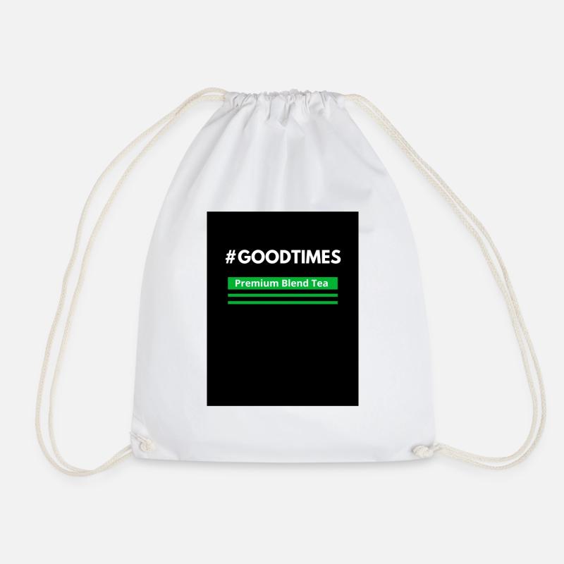 GOODTIMES - Drawstring Bag - white