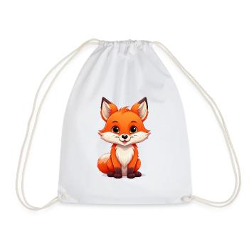 Fuchs - Turnbeutel - Weiß - Vorne