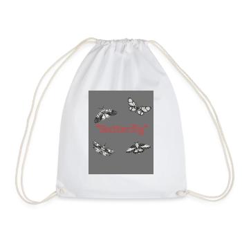 Papillon - Sac de sport léger - blanc - Devant