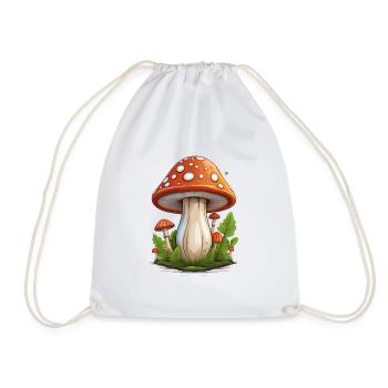 Le champignon porte chance - Sac de sport léger - blanc - Devant
