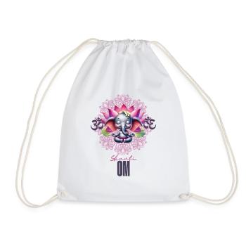 Inspirez le calme, expirez la paix - Sac de sport léger - blanc - Devant