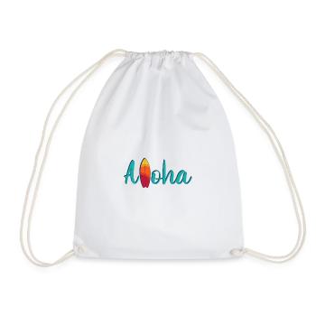 Aloha Vibes – Hawaii Edition - Turnbeutel - Weiß - Vorne