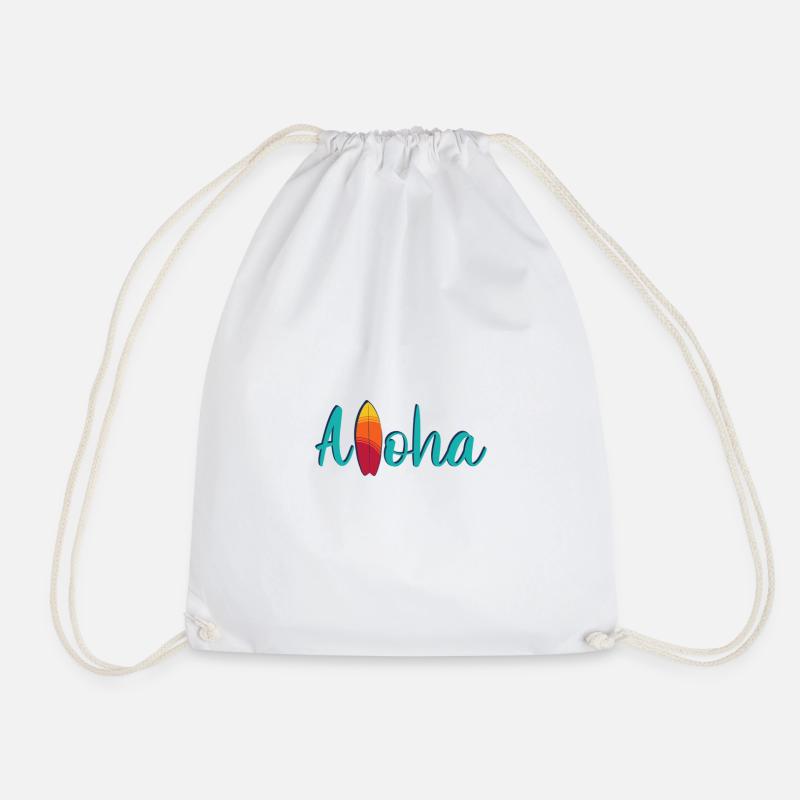 Aloha Vibes – Hawaii Edition - Turnbeutel - Weiß