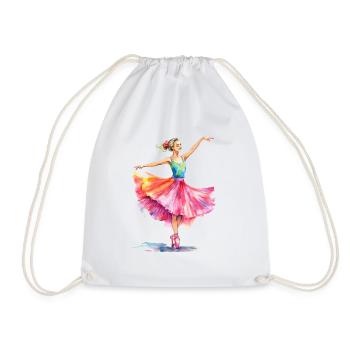 Danseur - Sac de sport léger - blanc - Devant