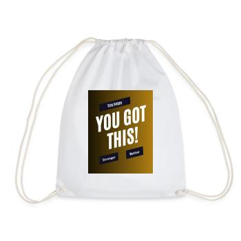 You got This! - Turnbeutel - Weiß - Vorne