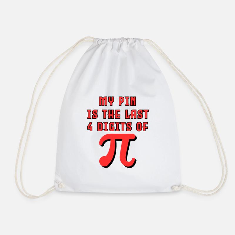 Pi - Turnbeutel - Weiß