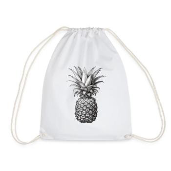 Ananas - Sac de sport léger - blanc - Devant