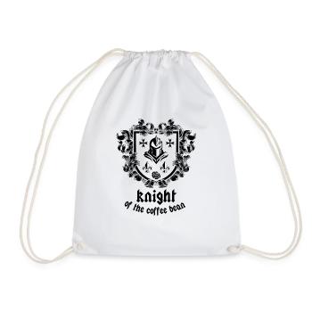Knight of coffee - Turnbeutel - Weiß - Vorne