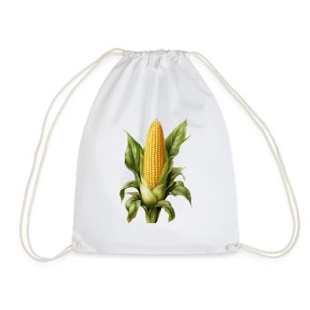 Illustration de maïs sur épi de maïs - Sac de sport léger - blanc - Devant