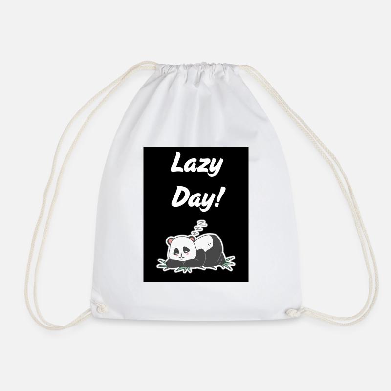 Lazy Day - Turnbeutel - Weiß