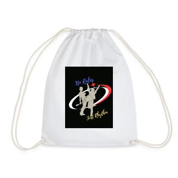 Party T-shirt - Drawstring Bag - white - Front