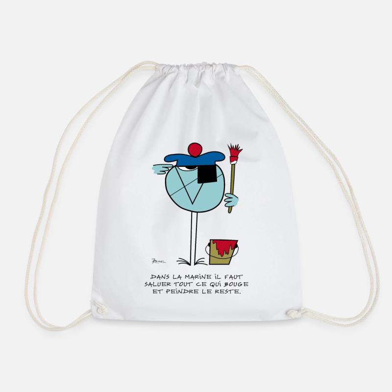 La devise du Marin - Sac de sport léger - blanc