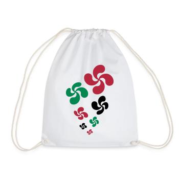 Croix du Pays Basque - Sac de sport léger - blanc - Devant