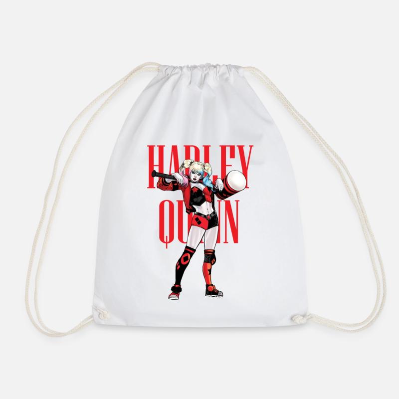 Harley Quinn Mit Hammer - Turnbeutel - Weiß