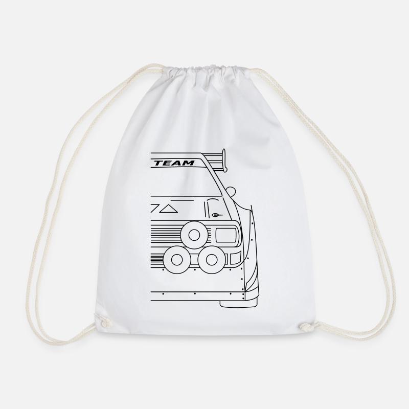 Rally S1 E2 Sport Quattro Front - Drawstring Bag - white