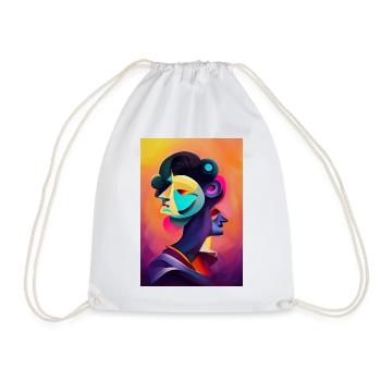 Bal masqué à Venise - Sac de sport léger - blanc - Devant