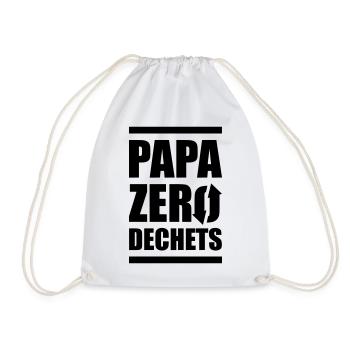 Zero Waste Vater - Turnbeutel - Weiß - Vorne