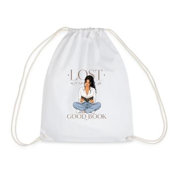Books Book Love Reading - Drawstring Bag - white - Front