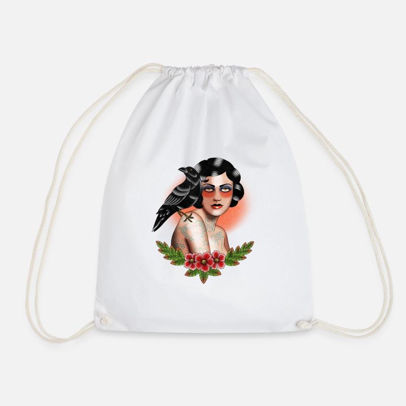 corbeau - Sac de sport léger - blanc